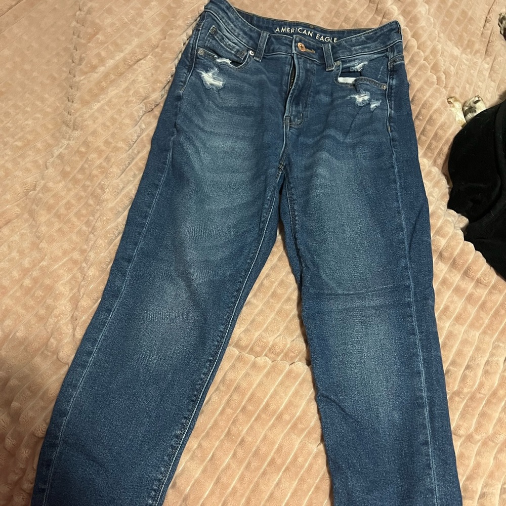 American Eagle stretch mom jeans